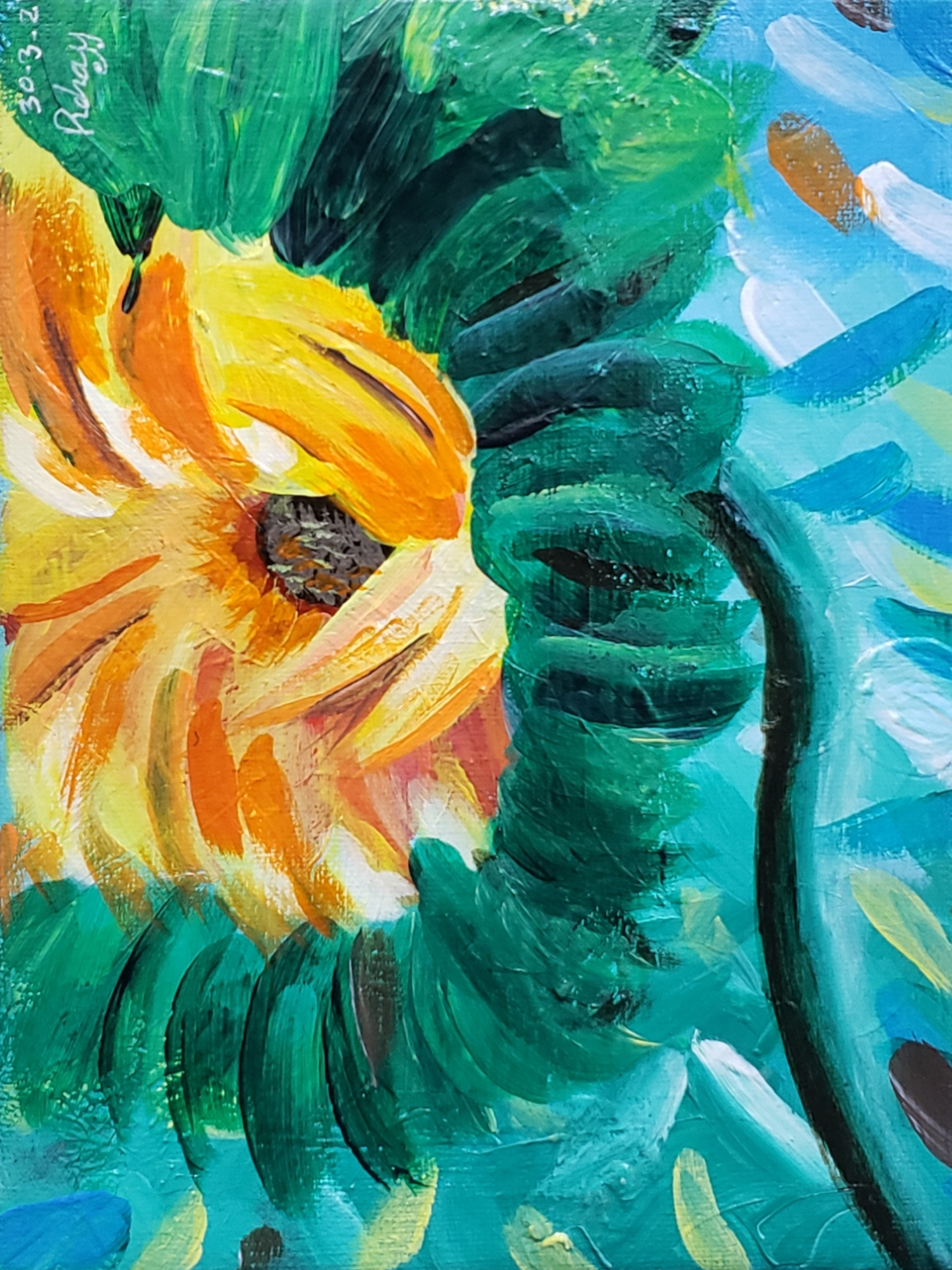 20x16 sunflower