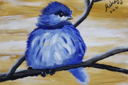 30x30 cm bird