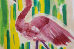 30x40 flamingo