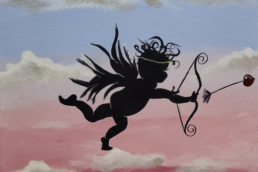 40x40 black angel