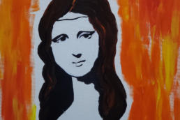 40x40 pop monalisa