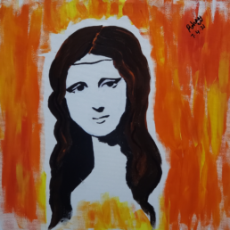 40x40 pop monalisa