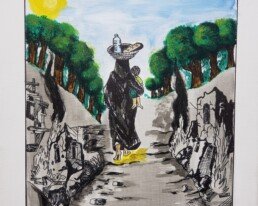 30x35 she is the peace