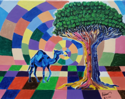 شجرة لها وريد 30x40 socotra